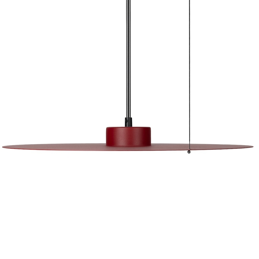 Hanglamp met kabel PIATTO 1xGX53/15W/230V Ø 45 cm bordeaux
