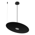 Hanglamp met kabel PIATTO 1xGX53/15W/230V Ø 45 cm zwart