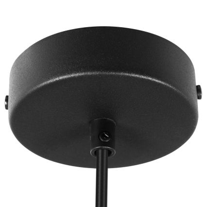 Hanglamp met kabel PIATTO 1xGX53/15W/230V Ø 45 cm zwart