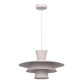 Hanglamp met kabel PLATO 1xE27/15W/230V crème