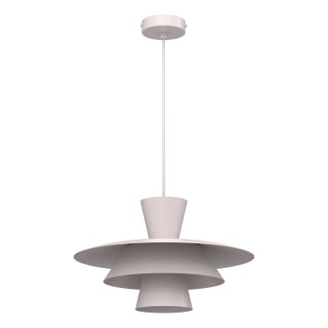 Hanglamp met kabel PLATO 1xE27/15W/230V crème
