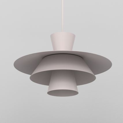 Hanglamp met kabel PLATO 1xE27/15W/230V crème