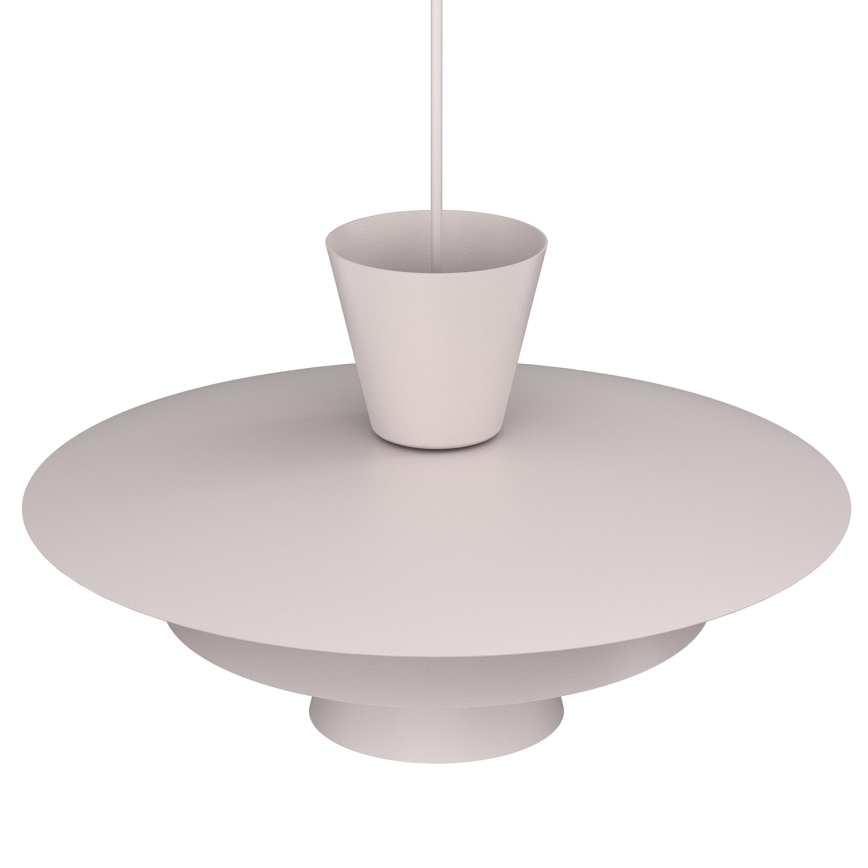 Hanglamp met kabel PLATO 1xE27/15W/230V crème