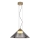 Hanglamp met kabel PRESTO 1xGX53/10W/230V Ø34 cm goud/rookgrijs