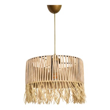 Hanglamp met kabel RIMINI 1xE27/40W/230V beige