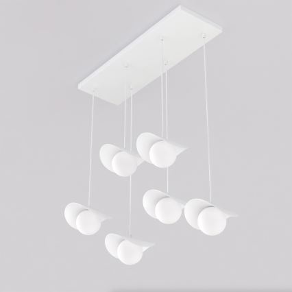 Hanglamp met kabel RITUAL 6xG9/8W/230V wit