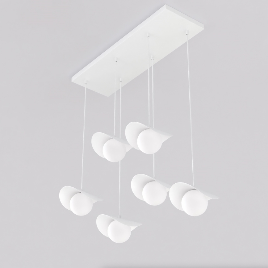 Hanglamp met kabel RITUAL 6xG9/8W/230V wit