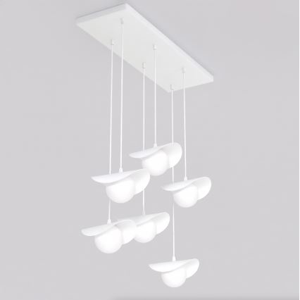 Hanglamp met kabel RITUAL 6xG9/8W/230V wit