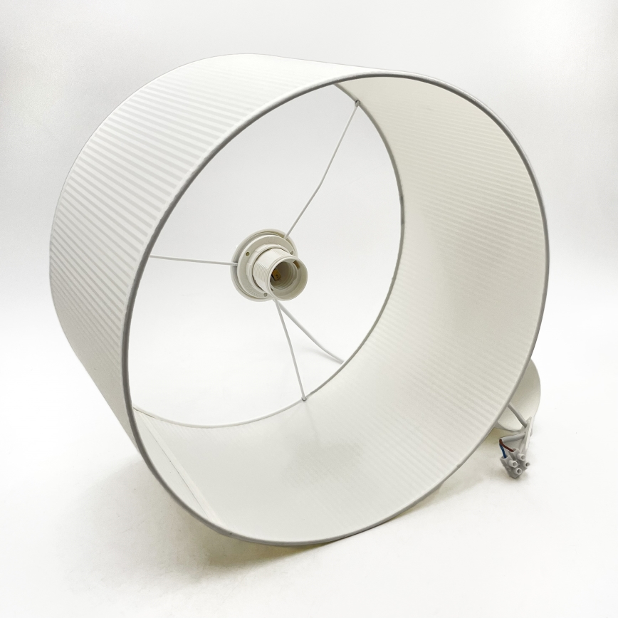Hanglamp met kabel SIRJA PLISADO 1xE27/15W/230V diameter 35 cm wit