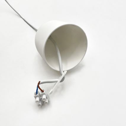 Hanglamp met kabel SIRJA PLISADO 1xE27/15W/230V diameter 35 cm wit