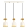 Hanglamp met kabel SIVANI 3xE27/40W/230V wit/koperkleurig