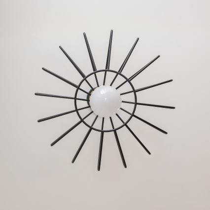 Hanglamp met kabel SOLANO 1xE27/15W/230V zwart/goud