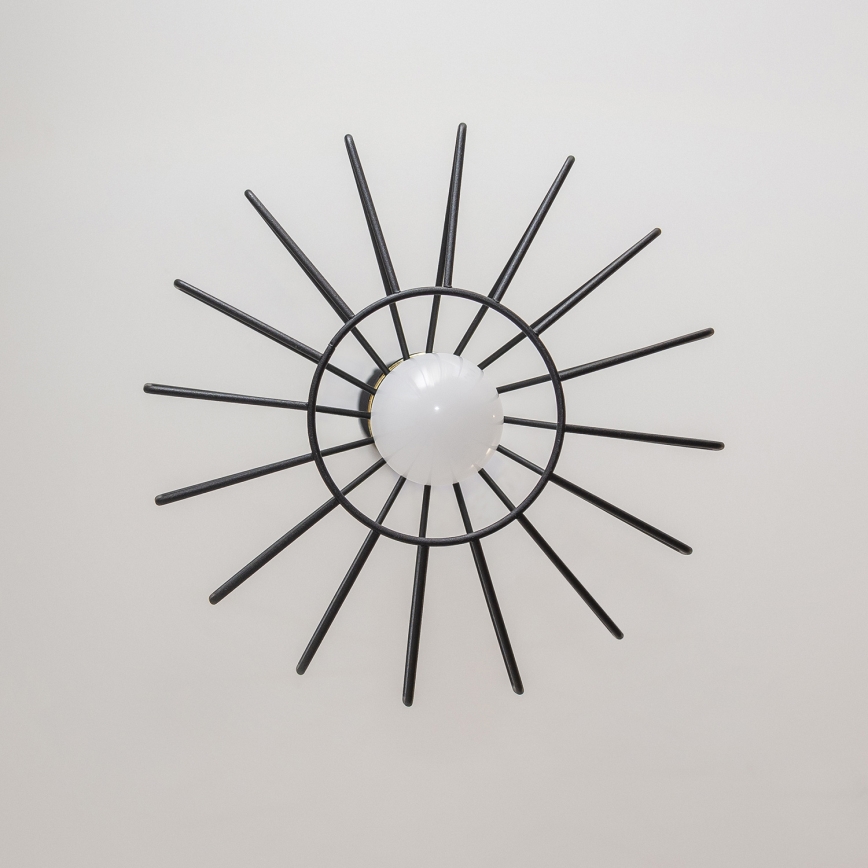 Hanglamp met kabel SOLANO 1xE27/15W/230V zwart/goud