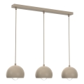 Hanglamp met kabel SOOL 3xE27/15W/230V beige