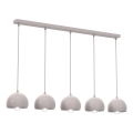 Hanglamp met kabel SOOL 5xE27/15W/230V crème