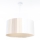 Hanglamp met kabel STRIPES 1xE27/60W/230V Ø 40 cm crème