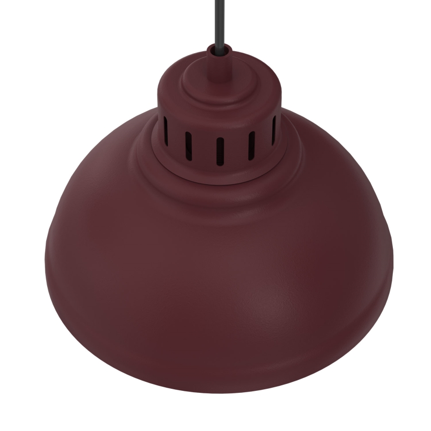 Hanglamp met kabel SVEN 2xE27/15W/230V bordeaux