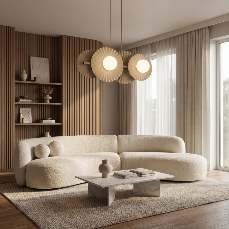 Hanglamp met kabel UMBRA 4xG9/8W/230V beige