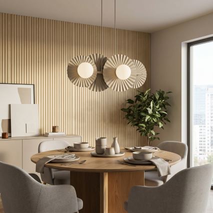 Hanglamp met kabel UMBRA 4xG9/8W/230V beige