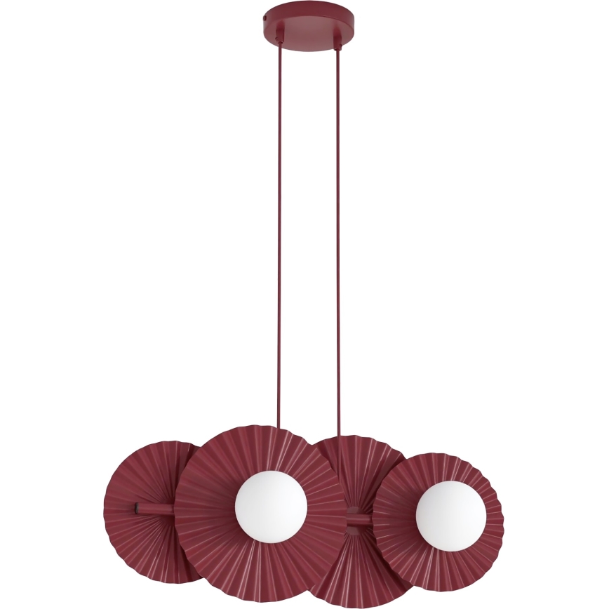 Hanglamp met kabel UMBRA 4xG9/8W/230V rood
