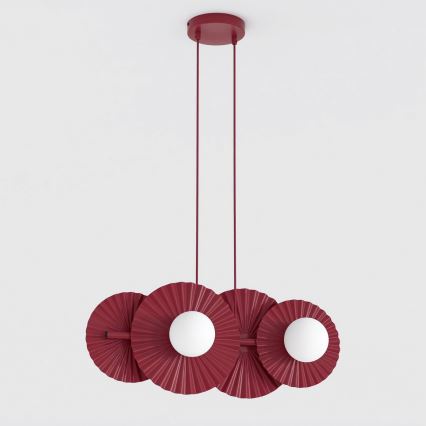 Hanglamp met kabel UMBRA 4xG9/8W/230V rood