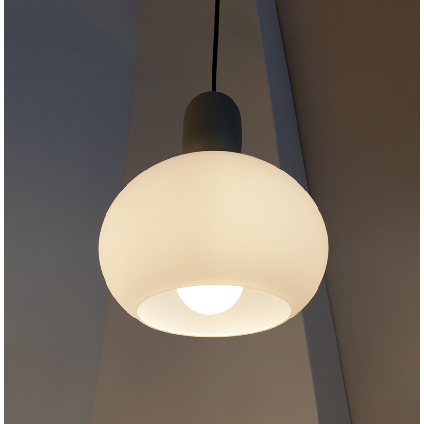 Hanglamp met kabel VALISIA 1xE27/40W/230V zwart/olijfgroen