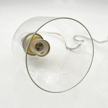 Hanglamp met kabel VELARE 1xE27/15W/230V goud/helder