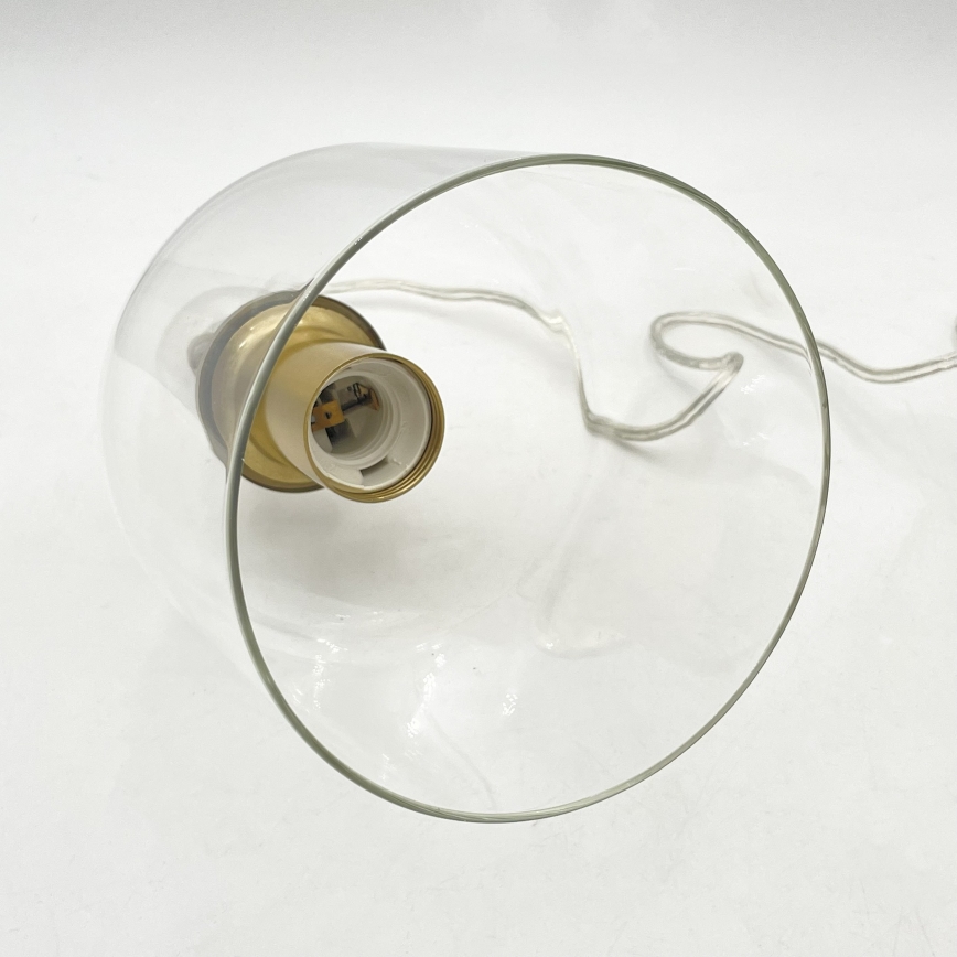 Hanglamp met kabel VELARE 1xE27/15W/230V goud/helder