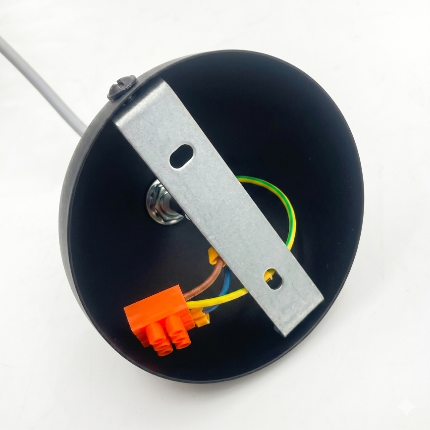 Hanglamp met kabel VELARE 1xE27/15W/230V goud/helder
