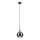 Hanglamp met kabel VELLO 1xE27/15W/230V zwart/rookbeige/zwart