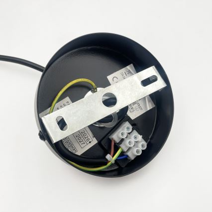 Hanglamp met kabel VELLO 1xE27/15W/230V zwart/rookbeige/zwart