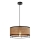 Hanglamp met snoer ARDI 1xE27/40W/230V bruin/zwart