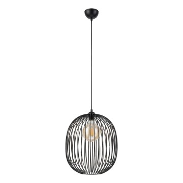 Hanglamp met snoer DESTELLO 1xE27/15W/230V Ø 32 cm zwart