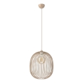 Hanglamp met snoer DESTELLO 1xE27/15W/230V Ø 33 cm beige