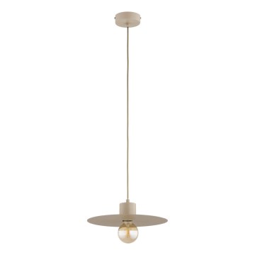 Hanglamp met snoer EMELI 1xE27/15W/230V beige