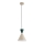 Hanglamp met snoer ENTORI 1xE27/15W/230V beige/groen