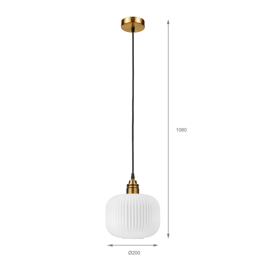 Hanglamp met snoer HECTOR 1xE27/15W/230V Ø 20 cm
