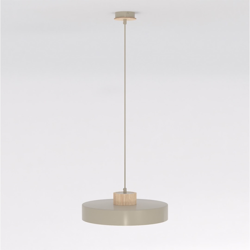 Hanglamp met snoer KIVI 1xE27/15W/230V beige