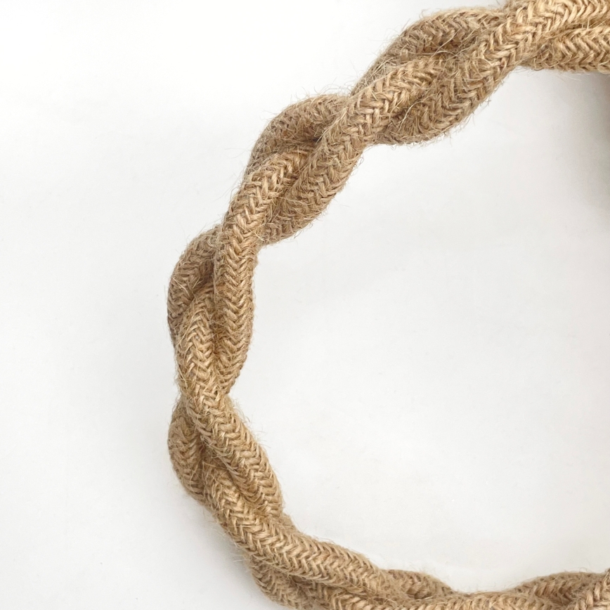 Hanglamp met snoer LOOMIS 3xE27/15W/230V 83 cm beige/eiken