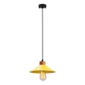 Hanglamp met snoer MANAVGAT 1xE27/40W/230V geel/bruin
