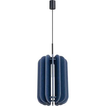 Hanglamp met snoer MULA 1xE27/15W/230V Ø 27 cm blauw
