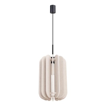 Hanglamp met snoer MULA 1xE27/15W/230V Ø 27 cm crème