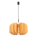 Hanglamp met snoer MULA 1xE27/15W/230V Ø 45 cm geel