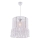 Hanglamp met snoer NESS MACRAME 1xE27/40W/230V wit
