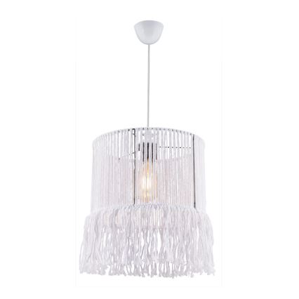 Hanglamp met snoer NESS MACRAME 1xE27/40W/230V wit