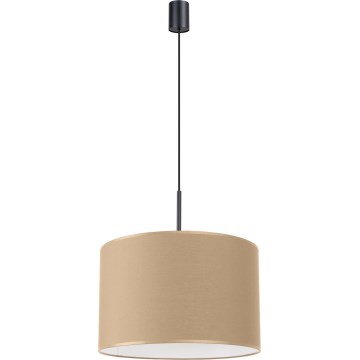 Hanglamp met snoer NEVIA 1xE27/15W/230V Ø 40 cm taupe