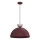 Hanglamp met snoer NEVIS 1xE27/15W/230V Ø 38 cm bordeaux