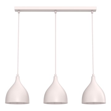 Hanglamp met snoer NOAK CLASSIC 3xE27/15W/230V crème