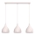 Hanglamp met snoer NOAK CLASSIC 3xE27/15W/230V crème