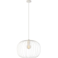 Hanglamp met snoer OVELLA 1xE27/15W/230V Ø 46 cm crème